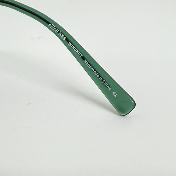 Elliot Ives Wingnut Half Rim Brown Eyeglasses Frame 61-18-150 H17836‎ - Picture 6 of 7